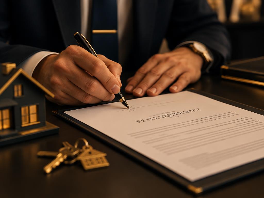 Firma de contrato